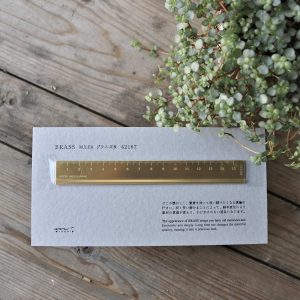 RULER MADE OF BRASS
