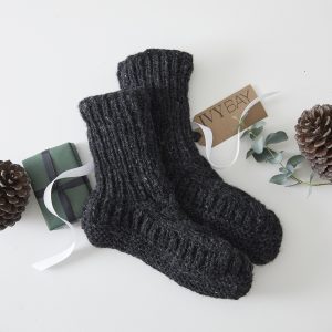 JANA SLIPPER SOCKS (DARK GREY)