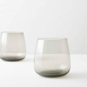 SMOKE COLOURED GLASS