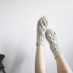 JANA SLIPPER SOCKS (CREAM)