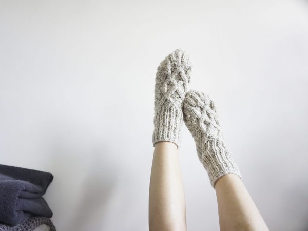 JANA SLIPPER SOCKS (CREAM)