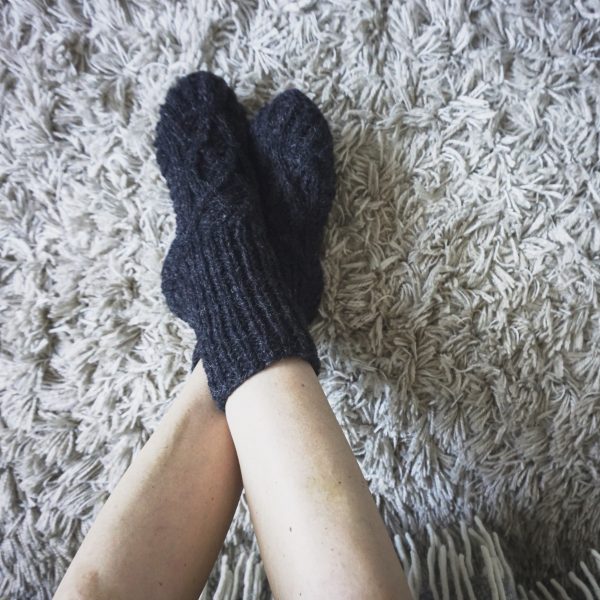 JANA SLIPPER SOCKS (DARK GREY) - Image 2