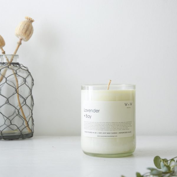 W+W - LAVENDER + BAY LEAF CANDLE