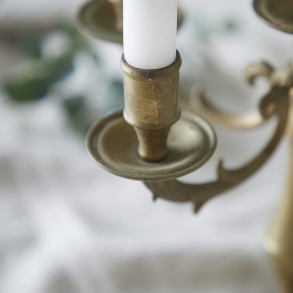 Brass Candelabra - Image 3