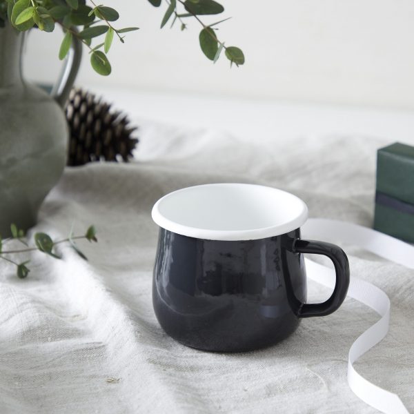 GREY ENAMEL MUG - Image 2
