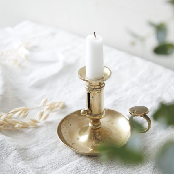 LEVERED BRASS CANDLEHOLDER - Image 3