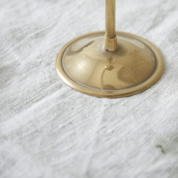 TALL BRASS CANDLESTICK HOLDER - Image 2