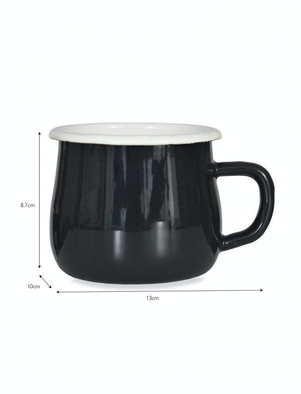 GREY ENAMEL MUG - Image 3